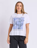 Foxwood - Studio Rose Tee - White
