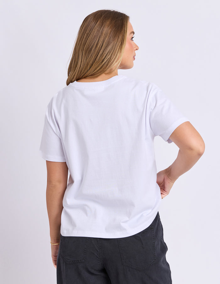 Foxwood - Studio Rose Tee - White