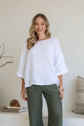 Free Angel - Gemma Top - White