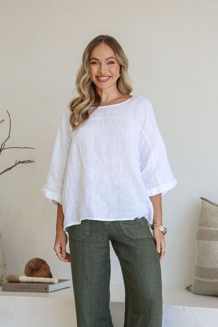 Free Angel - Gemma Top - White