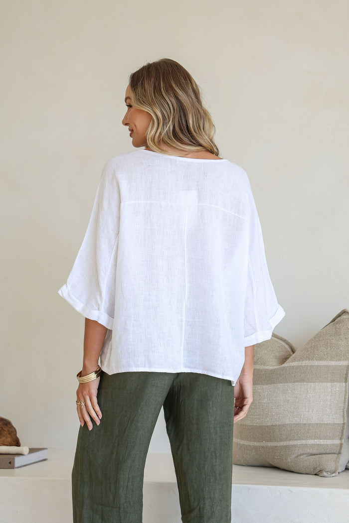 Free Angel - Gemma Top - White
