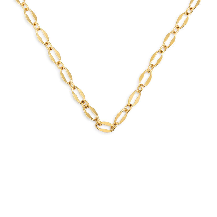 Gold chain necklace