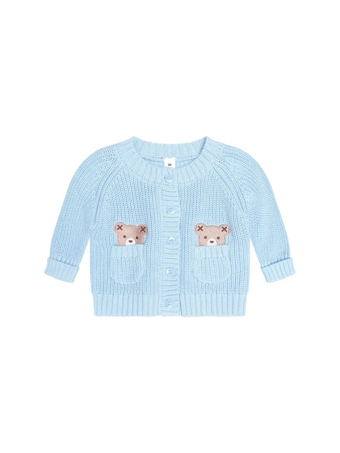 Huxbaby - Baby Blue Fisherman Cardi