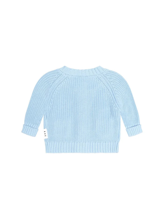 Huxbaby - Baby Blue Fisherman Cardi