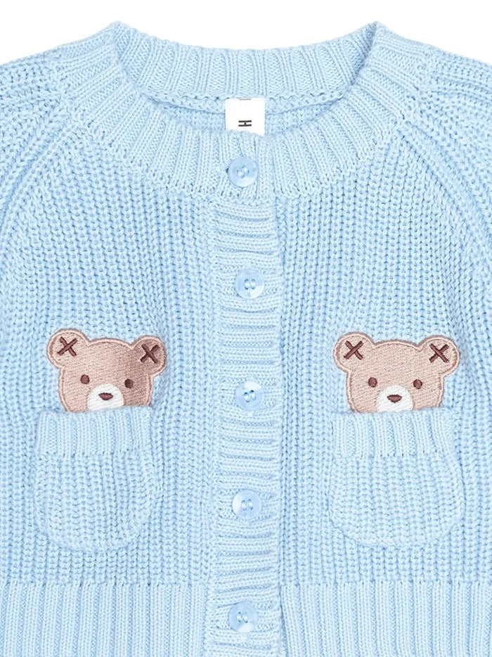 Huxbaby - Baby Blue Fisherman Cardi