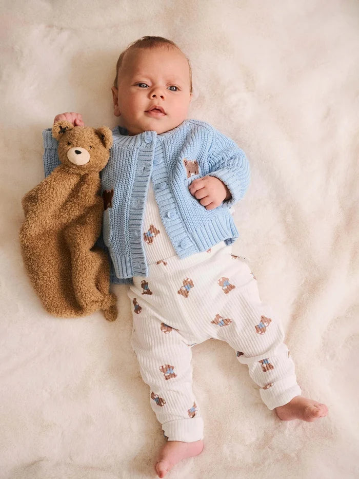 Huxbaby - Baby Blue Fisherman Cardi