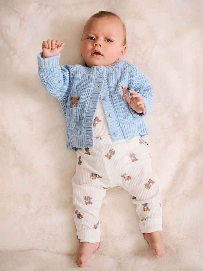 Huxbaby - Baby Blue Fisherman Cardi