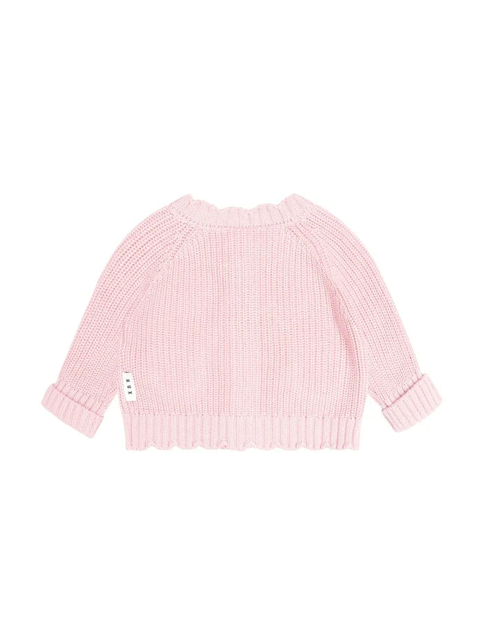 Huxbaby - Baby Pink Fisherman Cardi