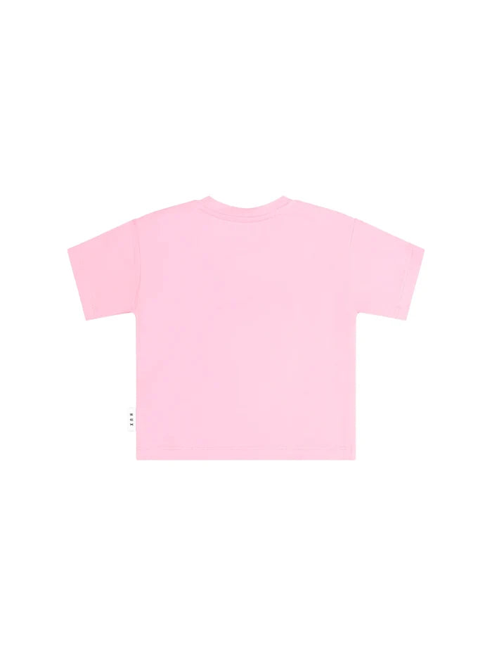 Huxbaby - Furry Strawberry Slouchy Tee - Strawberry Creme