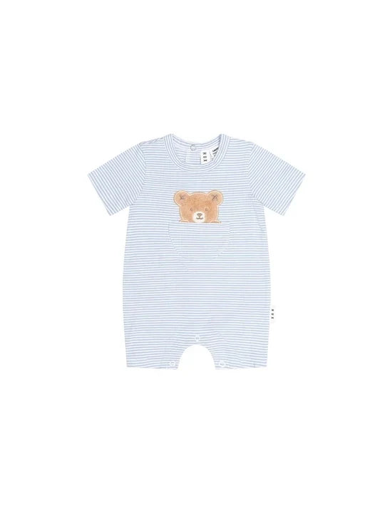 Huxbaby - Peekaboo Hux Stripe Bodysuit