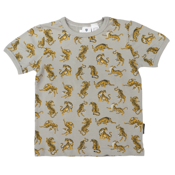 Korango - Cotton PJ’s Tiger Print - Green