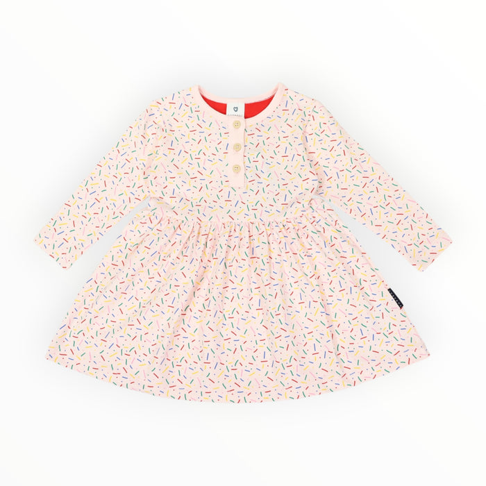 Korango - Sprinkles Cotton Dress Pink