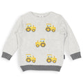 Korango - Tractor Sweater - Grey Marle
