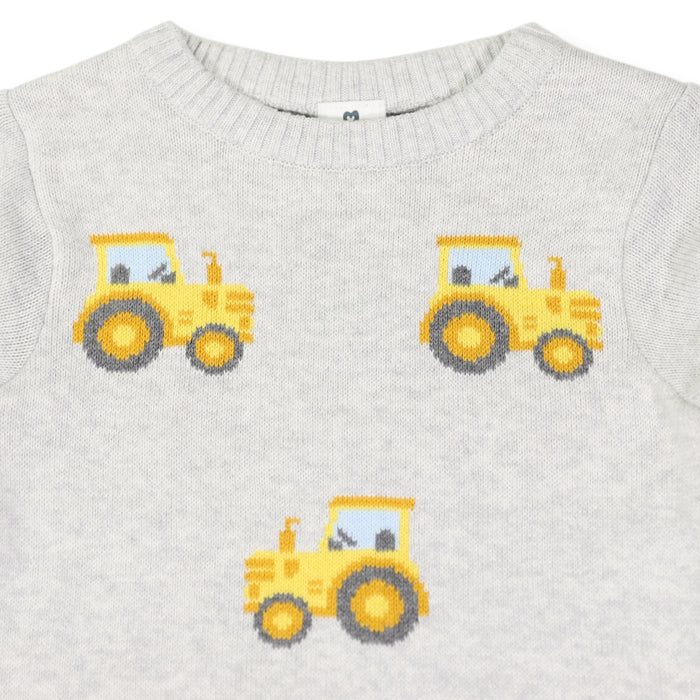 Korango - Tractor Sweater - Grey Marle