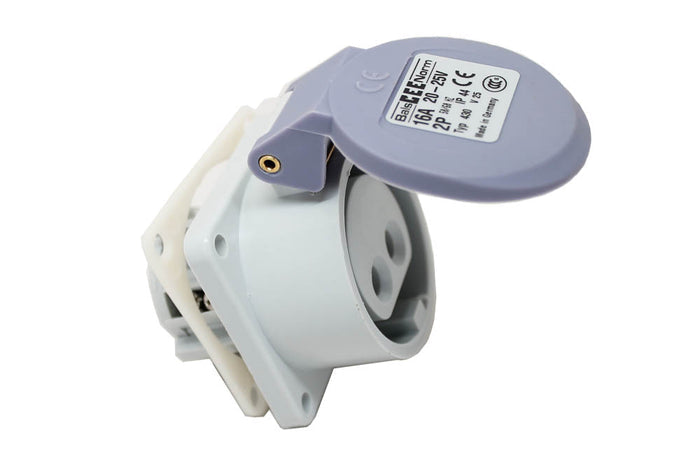 Kristal Receptacle (Female) Bulkhead Mount 32 amp