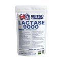 British Vitamins Lactase 9000 capsules food supplement bag providing 9,000 ALU enzyme