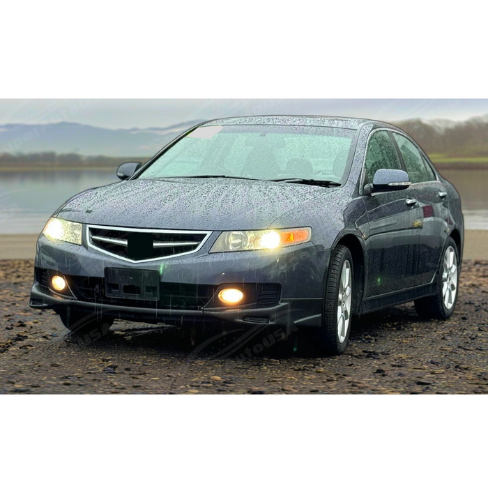 2006 Acura TSX Special Edition Matte Black Bumper Splitters by SuperAutoUSA