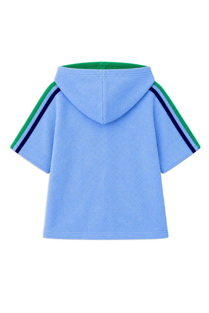 Milky - Coastline Terry Towelling Cover Up - Misty Blue