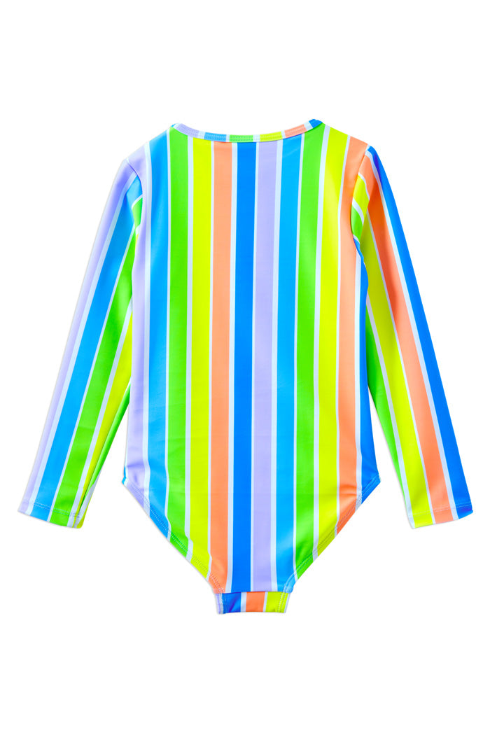 Milky - Fiesta L/S Swimsuit - Multi Stripe