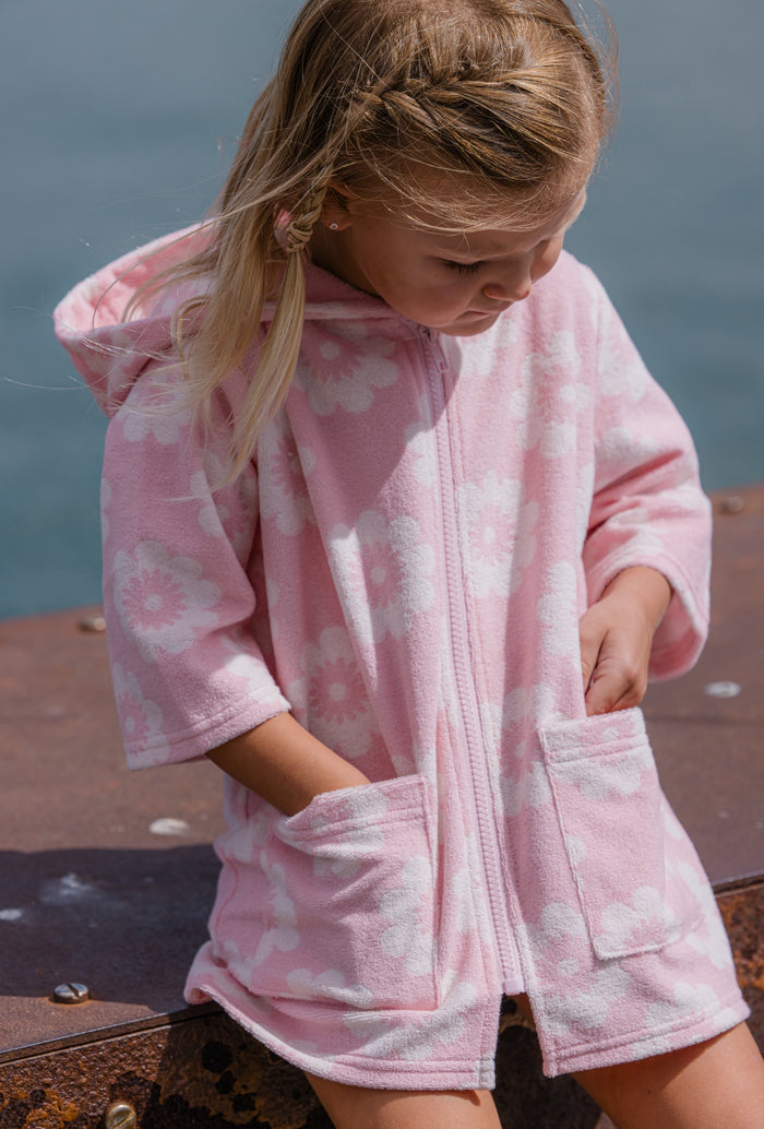Milky - Floral Terry Towelling Cover Up