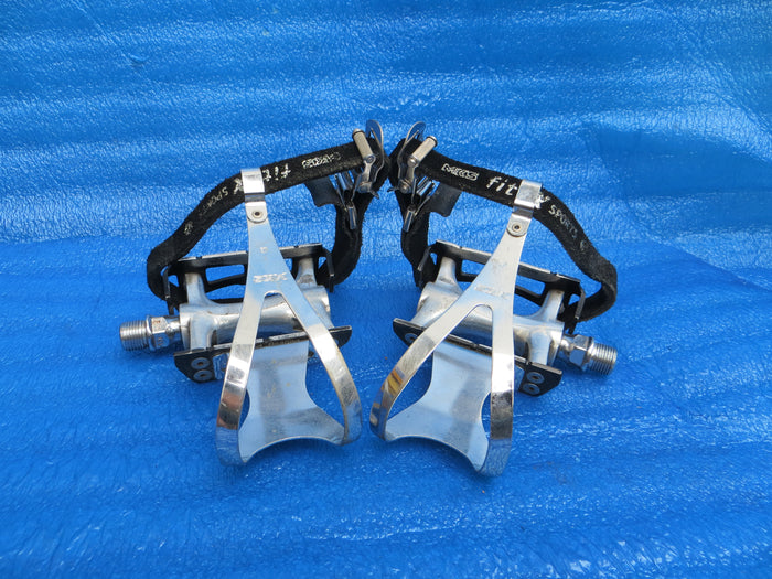 MKS Custom Nuevo NJS Pedals , MKS NJS L-size Steel Clips and MKS Fit-alfa NJS Toe Straps (26070805)