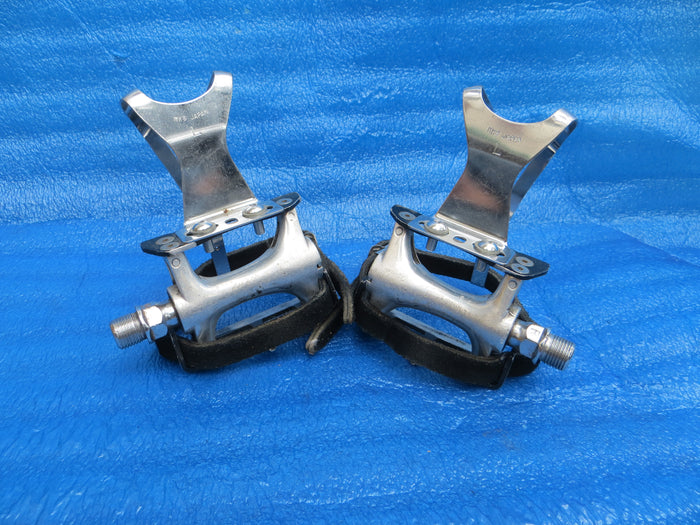 MKS Custom Nuevo NJS Pedals , MKS NJS L-size Steel Clips and MKS Fit-alfa NJS Toe Straps (26070805)