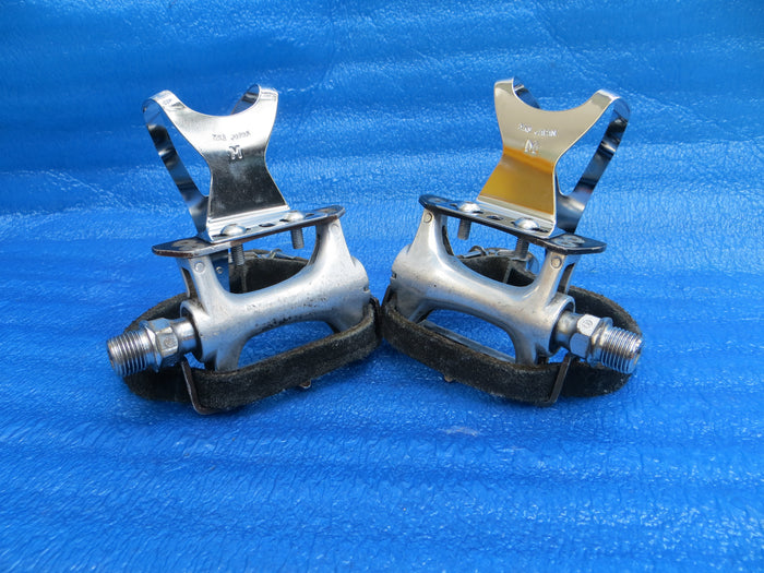 MKS Custom Nuevo NJS Pedals , MKS NJS M-size Steel Clips and MKS Fit-alfa NJS Toe Straps (26071516)