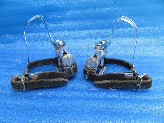 MKS Custom Nuevo NJS Pedals , MKS NJS M-size Steel Clips and MKS Fit-alfa NJS Toe Straps (26071516)