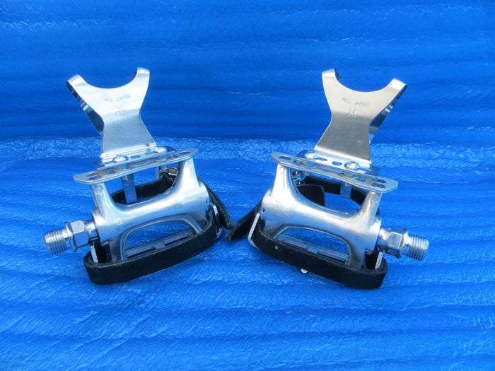 MKS Royal Nuevo NJS Pedals , MKS Steel M-size NJS Clips and MKS Fit-α Sports NJS Toe Straps (26022319