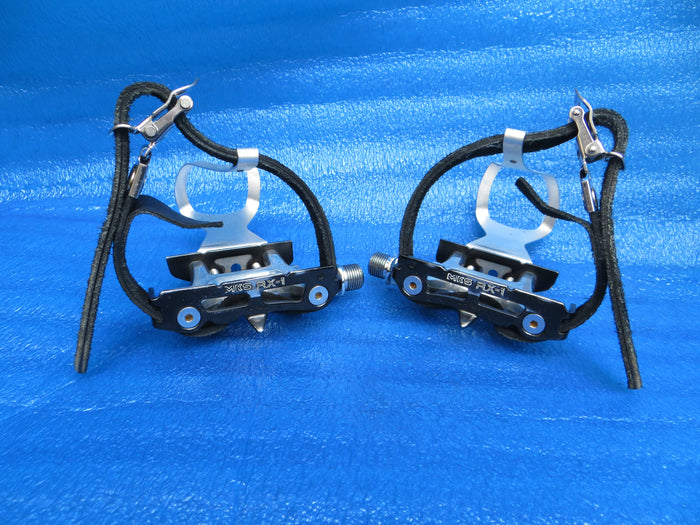 MKS RX-1 NJS Pedals , MKS AA M-size NJS Clips and MKS Fit-α Sports NJS Toe Straps (26062109)