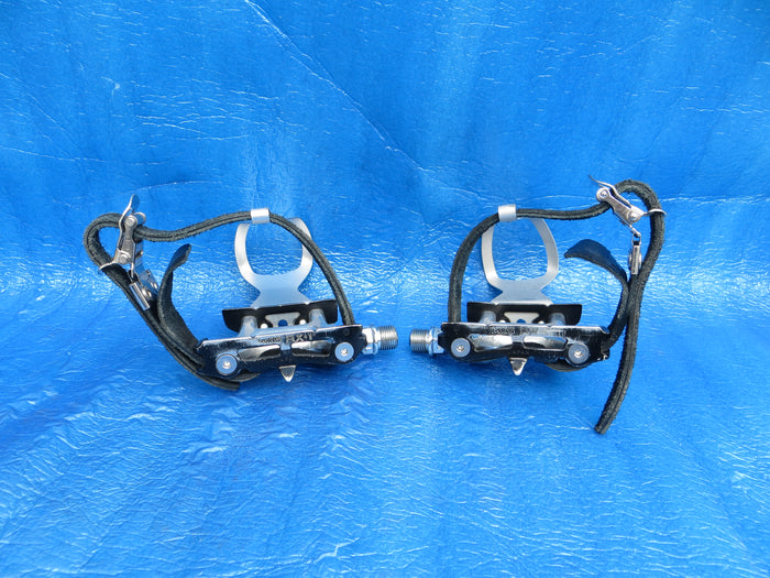 MKS RX-1 NJS Pedals , MKS AA M-size NJS Clips and MKS Fit-α Sports NJS Toe Straps (26052304)