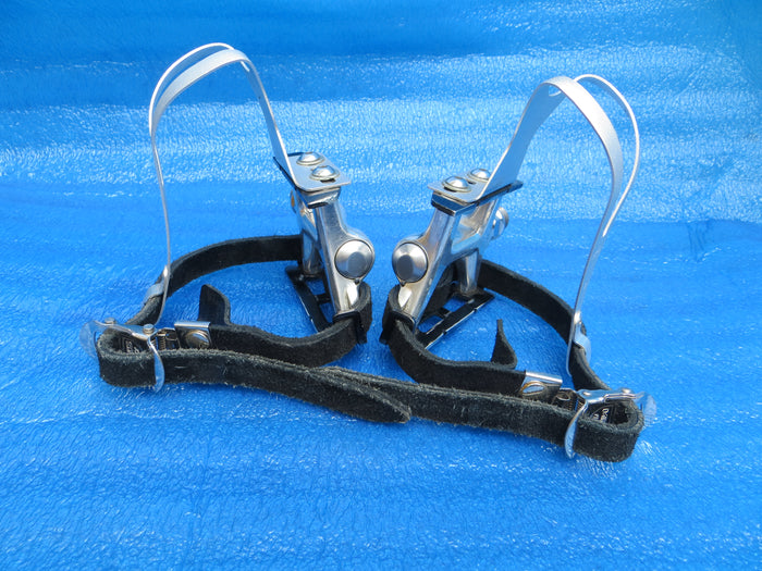 MKS RX-1 NJS Pedals , MKS AA M-size NJS Clips and MKS Fit-α Sports NJS Toe Straps (26062109)
