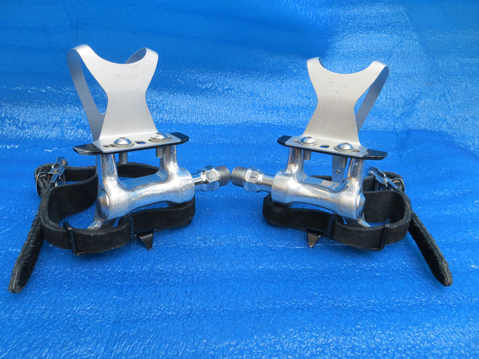 MKS RX-1 NJS Pedals , MKS AA M-size NJS Clips and MKS Fit-α Sports NJS Toe Straps (26062109)