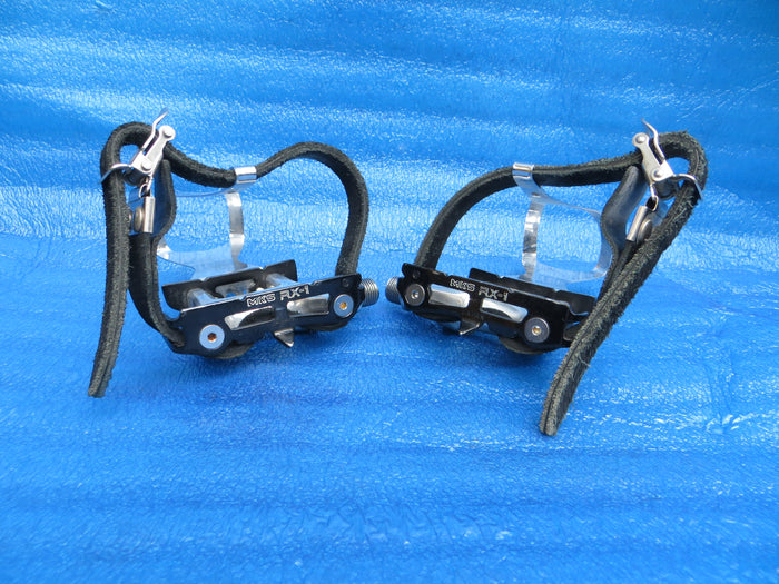 MKS RX-1 NJS Pedals , MKS Steel S-size NJS Clips and MKS Fit-α Sports NJS Toe Straps (26062108)
