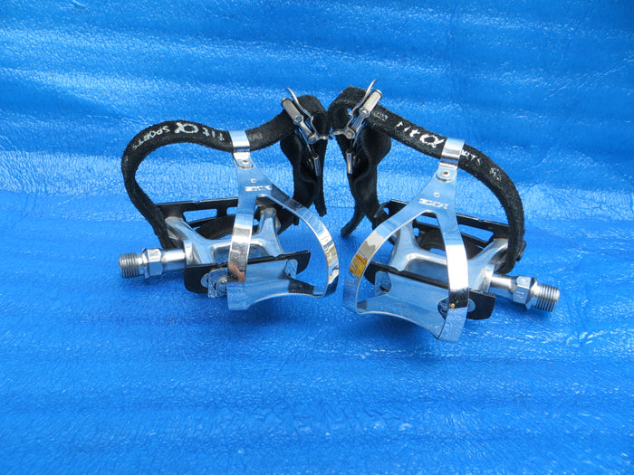 MKS RX-1 NJS Pedals , MKS Steel S-size NJS Clips and MKS Fit-α Sports NJS Toe Straps (26062108)