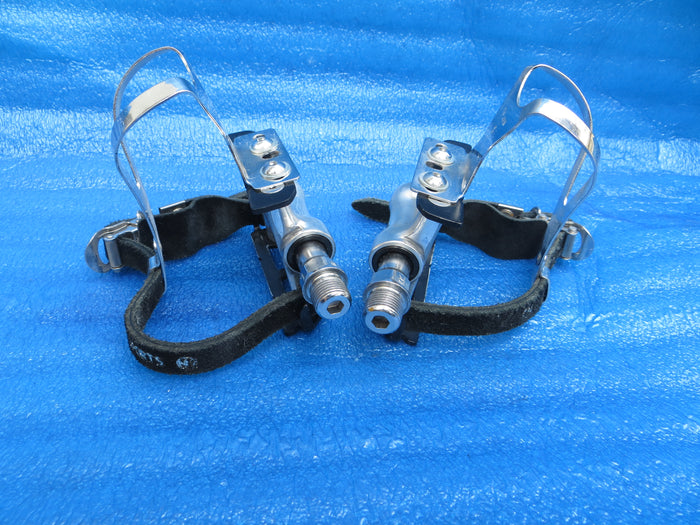MKS RX-1 NJS Pedals , MKS Steel S-size NJS Clips and MKS Fit-α Sports NJS Toe Straps (26062108)