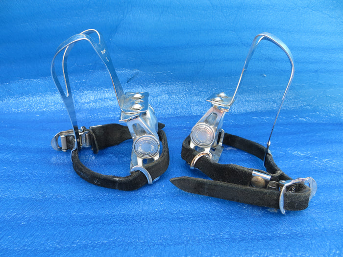 MKS Supreme NJS Pedals , MKS Steel L-size NJS Clips and MKS Fit-α Sports NJS Toe Straps (26070902)