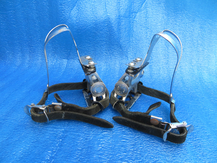 MKS Supreme NJS Pedals , MKS Steel M-size NJS Clips and MKS Fit-α Sports NJS Toe Straps (26081718)