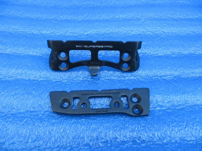 Never Used Suntour Superbe Pro NJS Right Pedal Cage Plate PAIR (26011029)