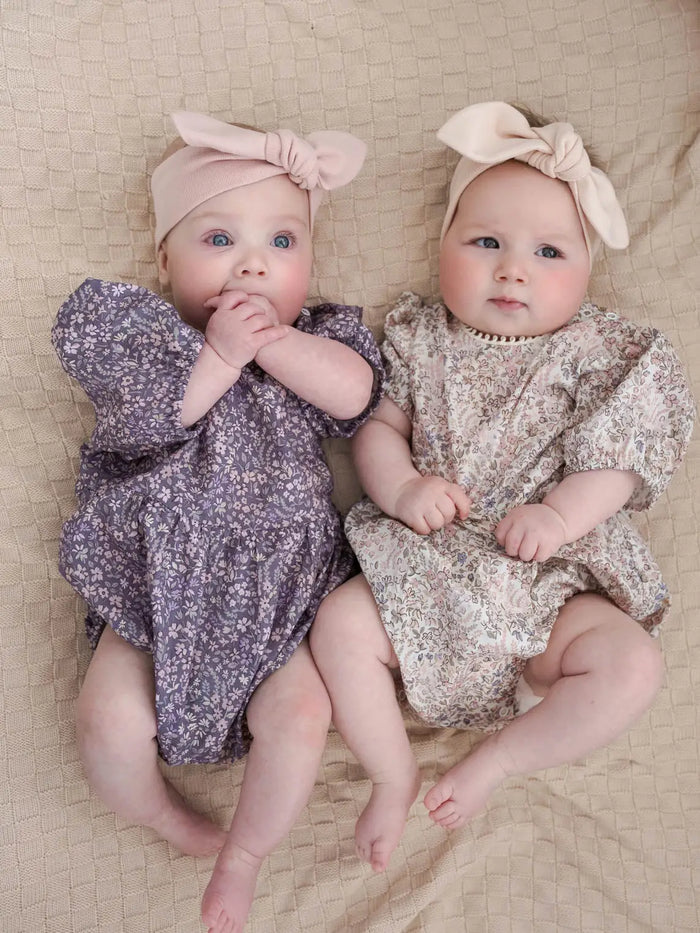 Rai & Co - Eliza Floral Romper - Cream