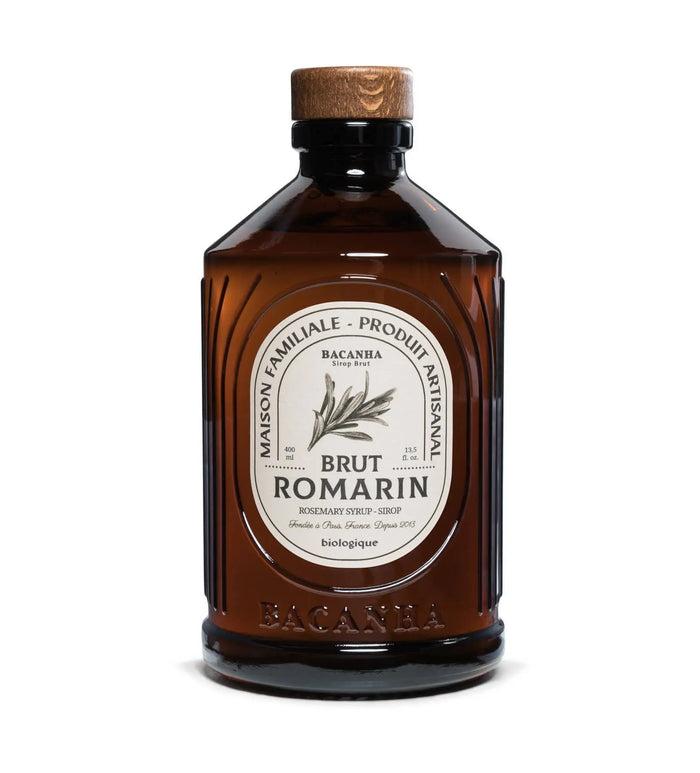 Raw Rosemary Syrup - Organic - 13.5 fl. oz. Bacanha USA & Canada