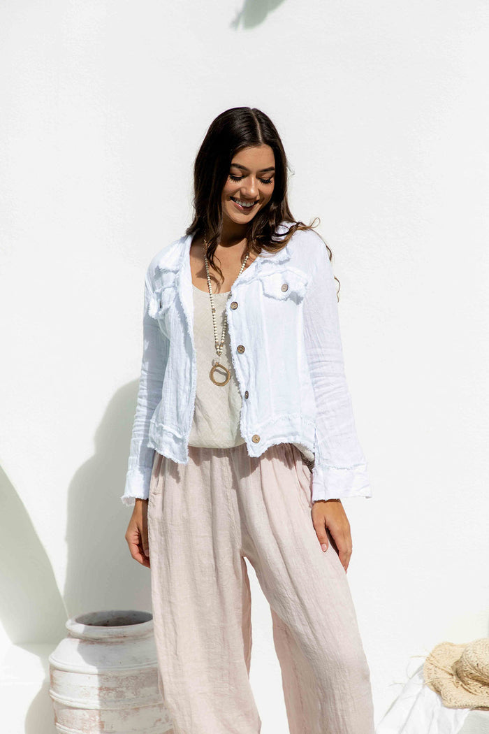 The Italian Cartel - Corte Jacket - White
