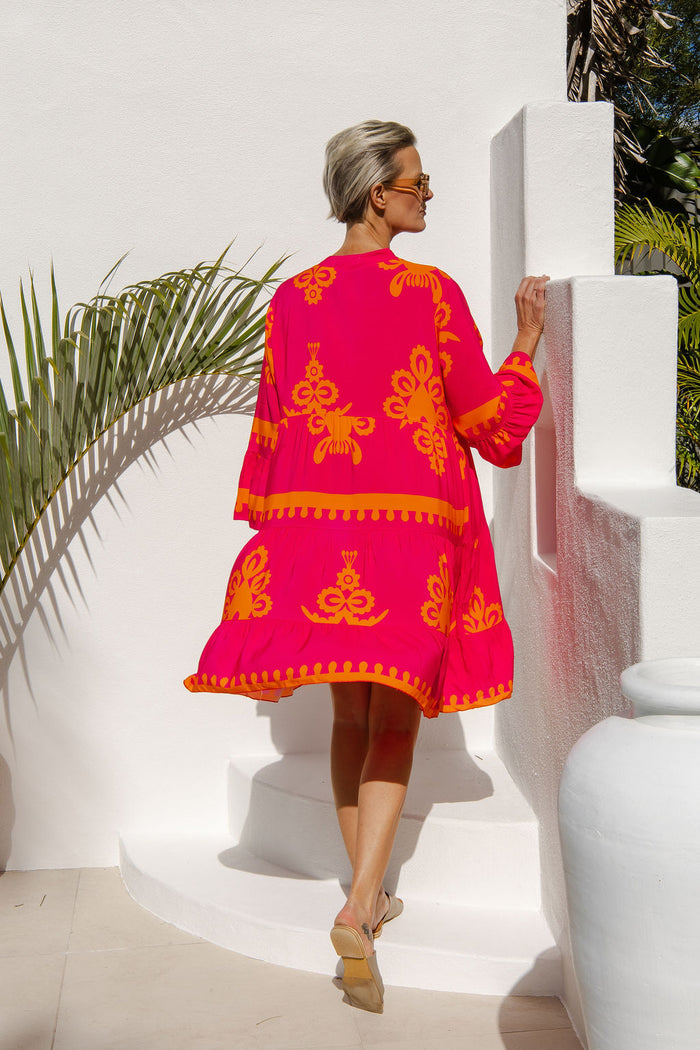 The Italian Cartel - Penna Dress - Fuchsia